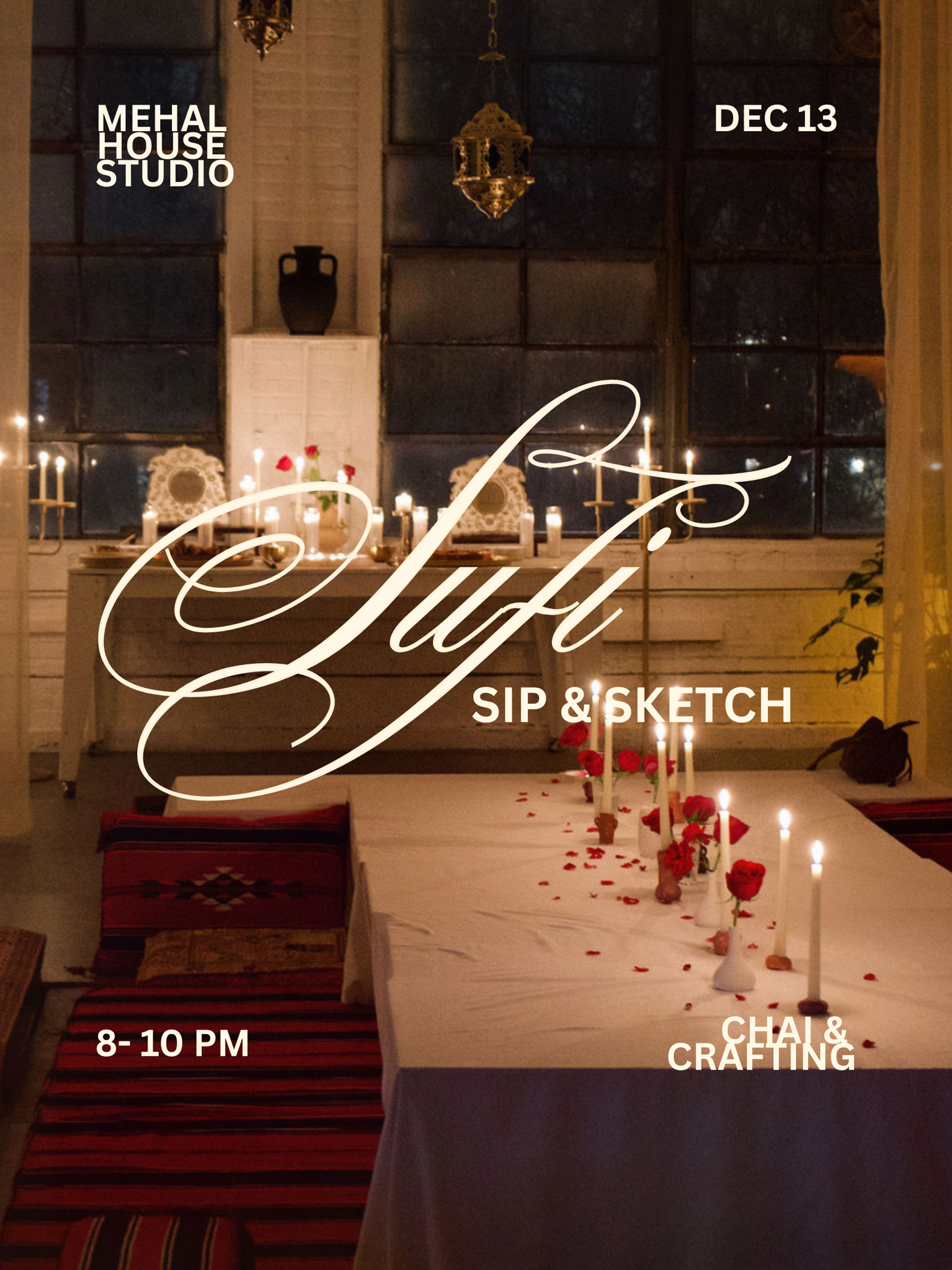 Sufi, Sketch & Sip Class